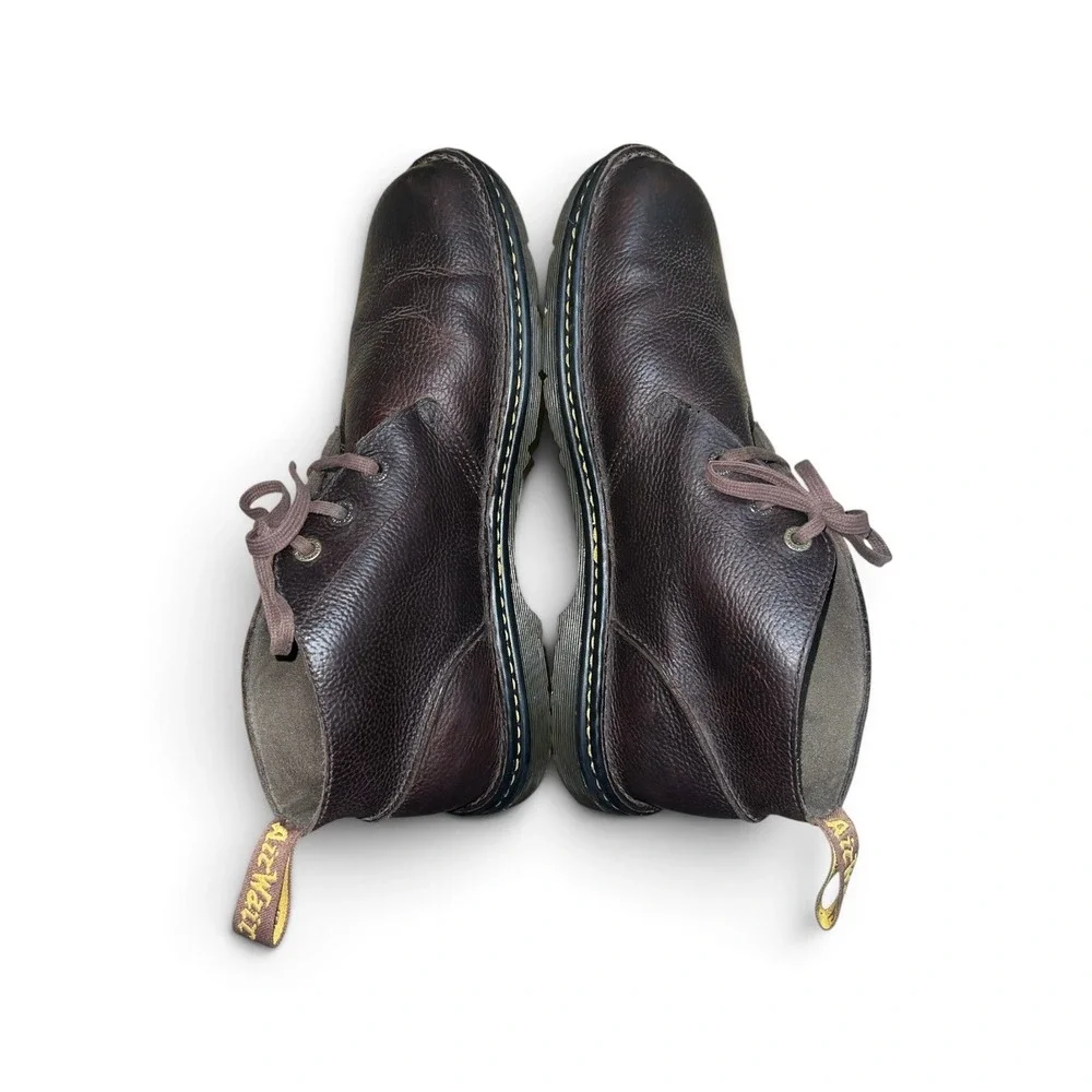 Dr. Martens Sussex Chukka Boots Mens 13 Brown Leather Industrial Slip Resistant